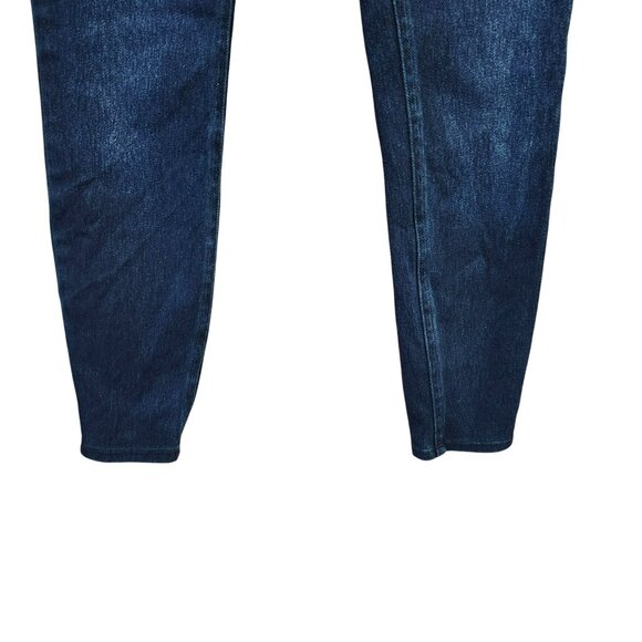 Spanx Womens Small Jean-ish Ankle Leggings Blue High Rise Dark Wash Denim - Picture 8 of 15